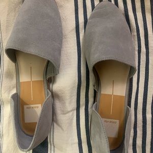 Dolce vida suede slip on shoes. Brand new. Grey  size 9